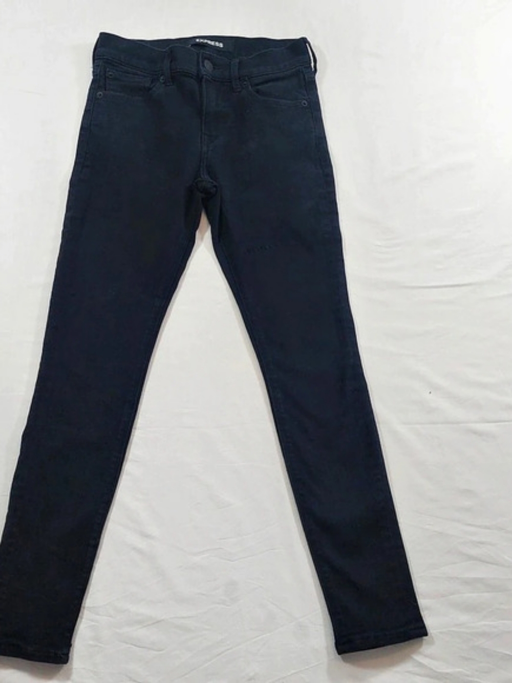 Express Mid Rise Legging Jeans Black Jeggings Size 0S/0C